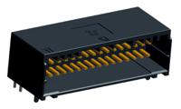 1-1939638-7 TE Connectivity Dynamic 1000 Series Right Angle Through Hole PCB Header, 34 Contact(s), 2 mm Pitch, 2 Row, Shrouded
