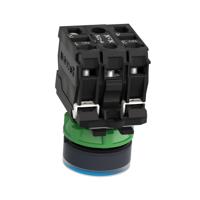 xb5aw36g5 Schneider Electric Harmony Series Illuminated Push Button, Slow Brake, Panel Mount, 22mm Cutout, SPDT, 600V, IP66,