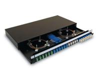 fbpdbkl-lcmmdx-24vf1 HellermannTyton Connectivity 48 Port LC Multimode Duplex Fibre Optic Patch Panel With 48 Ports Populated, 1U