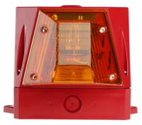 7052114full-0124 Eaton Series Amber Sounder Beacon, 9 → 60 V dc, IP66, Wall Mount, 110dB at 1 Metre