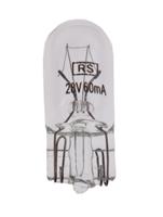 655-9750 RS PRO Wedge Indicator Light, Clear, 28 V, 60 mA, 5000h