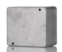 1590z110 Hammond 1590 Series Natural Die Cast Aluminium Enclosure, IP66, IK08, Natural Lid, 79.6 x 74.6 x 52mm