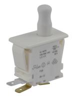 f69-30a ZF Door Micro Switch, Button, SPDT 10 A @ 250 V ac, -40 → +85°C