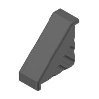 3842548857 Bosch Rexroth Black Polypropylene Angle Bracket Cap, 40 x 80 mm Strut Profile, 10mm Groove