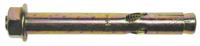 177-7035 RS PRO Bright Zinc Plated Sleeve Anchor 8 x 40mm x 40mm, 9mm Fixing Hole