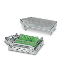 2761619 Phoenix Contact SUBCON 25/F-SH 25 Way Right Angle D-sub Connector Socket, 2.77mm Pitch