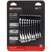467bsjp10pb Facom 467BS Series 6-Piece Spanner Set, 7 → 17 mm