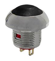 891-9839 RS PRO Miniature Push Button Switch, Momentary, Panel Mount, 13.6mm Cutout, SPST, 250 V ac @ 200 mA, 50 V dc @ 200 mA,
