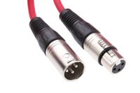 742-4535 RS PRO Female 3 Pin XLR to Male 3 Pin XLR  Cable, Red, 20m