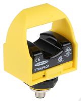 stbvp6q5 Banner 1 Button Self-Checking Optical Touch Buttons, Black, Yellow, STB Series