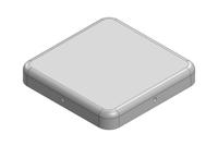 ms257-10c Masach Tech Tin Plated Steel Shielding Cage Seamless Cover, 26.3 x 26.3 x 4mm