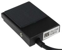 254-2348 RS PRO General Purpose Momentary Foot Switch - Mild Steel Case Material, SP-CO, 3 A Contact Current, 250V Contact