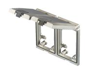 2482330 Rittal SZ Series Polycarbonate Mounting Frame For Use With Interfaces And Sockets