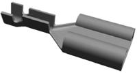 342368-2 TE Connectivity FASTON .187 Uninsulated Female Spade Connector, Receptacle, 4.75 x 0.81mm Tab Size, 0.2mm² to 0.6mm²