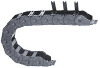 35001151250 Igus 3500, e-chain Black Cable Chain - Flexible Slot, W135 mm x D64mm, L1m, 125 mm Min. Bend Radius, Igumid G