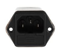 fn261-4-06 Schaffner 4A, 250 V ac Male Panel Mount IEC Filter FN261-4-06, Faston 1 Fuse