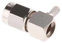 j01150a0069 Telegartner, Plug Cable Mount SMA Connector, 50Ω, Crimp Termination, Right Angle Body
