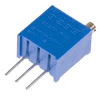 3299w-1-203lf 20kΩ, Through Hole Trimmer Potentiometer 0.5W Top Adjust Bourns, 3299