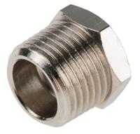 0904-13-21 Legris LF3000 Series Straight Threaded Adaptor, R 1/2 Male to G 1/4 Female, Threaded Connection Style