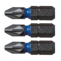 t4560-pz1d CK Blue Steel Screwdriver Bit Set 3 Pieces, Phillips