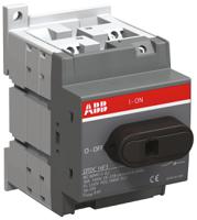 otdc32f3-1sca121459r1001 ABB 3P Pole Base Mounting Isolator Switch - 32A Maximum Current, IP20