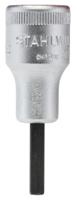 02450010 STAHLWILLE 3/8 in Drive Bit Socket, Hex Bit, 5/32in, 52 mm Overall Length