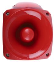 pnc-0001 Klaxon Nexus Series Red Sounder Beacon, 10 → 60 V dc, Wall Mount, 105dB at 1 Metre