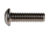 183-8733 RS PRO Stainless Steel Hex Socket Button Screw, ISO 7380, M6 x 20mm