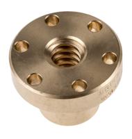 862-5332 RS PRO Flanged Round Nut For Lead Screw, For Shaft Dia. 16mm