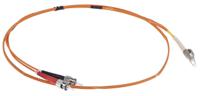 536-7336 RS PRO LC to ST Duplex Multi Mode OM1 Fibre Optic Cable, 62.5/125μm, Orange, 1m