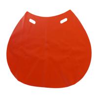 7000107956 3M Red Hard Hat Neck Guard, Hard Hat