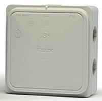jb-6-wh Fibox Grey Polypropylene Junction Box, IP65, 110 x 110 x 49mm