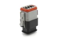 at06-08sa-srgry Amphenol Industrial, AT Automotive Connector Plug Grey Cable Mount 8 Way, Crimp Termination AT06-08SA-SRGRY