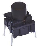 5gth9351ss09-120 MEC IP67 Black Cap Tactile Switch, SPST 50 mA @ 24 V dc