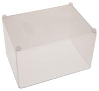 119306 Raaco Transparent PP Compartment Box, 69mm x 79mm x 109mm
