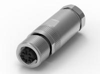 210-0236 RS PRO 4 Pole M12 Din, 4A, 250 V IP67, Screw Lock, Female, Cable Mount