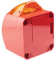 pnc-0004 Klaxon Nexus Series Amber Sounder Beacon, 10 → 60 V dc, Wall Mount, 120dB at 1 Metre