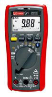 199-3846 RS PRO S1 Handheld Digital Multimeter, True RMS, 10A ac Max, 10A dc Max, 1000V ac Max