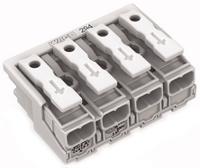 294-5004 WAGO 294 Series Power Supply Connector, 4-Pole, Female, 24A