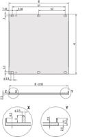 20848-097 nVent SCHROFF Front Panel, 3U, 84HP