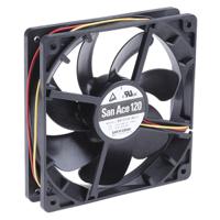 9s1212l4011 Sanyo Denki San Ace 9S Series Axial Fan, 12 V dc, DC Operation, 81.6m³/h, 960mW, 80mA Max, 119 x 119 x 25mm