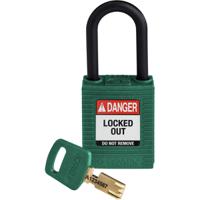 150273 Brady LOTO-101 Key Weatherproof Nylon, Plastic Padlock, 6.35mm Shackle, 38.00mm Body