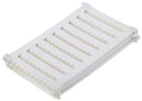0803579 Phoenix Contact, ZBFM 4/WH:UNBEDRUCKT Marker Card for use with  for use with Terminal Blocks