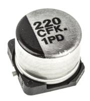 eeefk1c221p Panasonic 220μF Aluminium Electrolytic Aluminium Electrolytic Capacitor 16V dc, Surface Mount - EEEFK1C221P