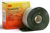 80000 3M Scotchfil Black Synthetic Rubber Electrical Tape, 38mm x 1.5m