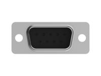 747520-2 TE Connectivity 9 Way Wire D-sub Connector Plug, with Cable Mount
