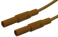 934077105 Hirschmann Test & Measurement, 32A, 1000V ac/dc, Brown, 2m Lead Length