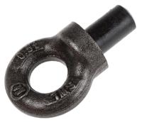 124-4835 RS PRO Steel Eye Bolt, 1/2 in UNC Thread, 23mm Thread Length, 20mm Internal Eye Diameter, 44mm Outer Eye Diameter, 0.5t