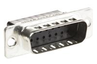 167293-1 TE Connectivity Amplimite HDP-20 15 Way Cable Mount D-sub Connector Plug