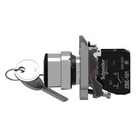 xb4bg61 Schneider Electric IP66, IP67, IP69(IP69K) Key Switch, 1NO 2-Way